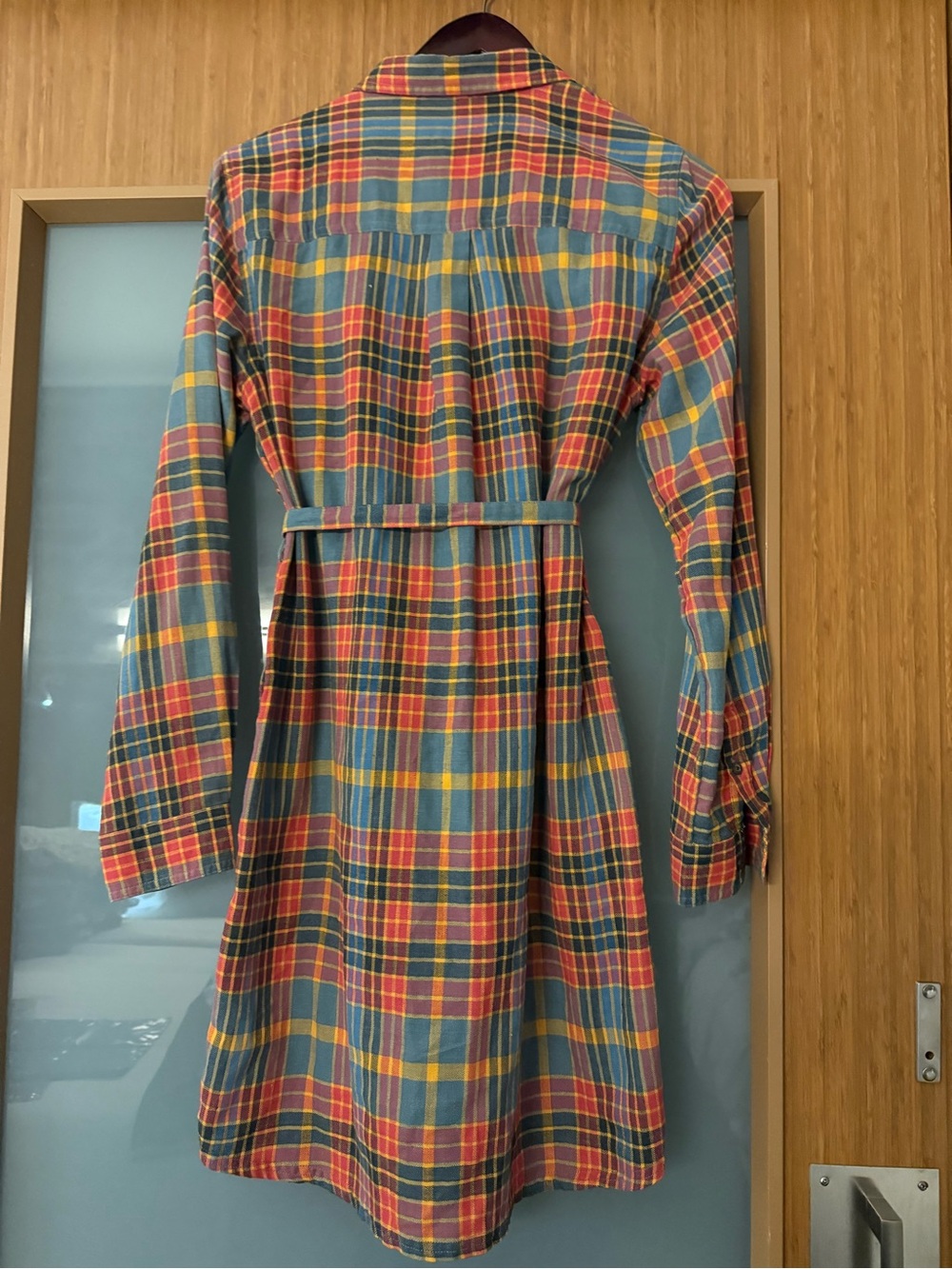 Toad & Co. Plaiditude Flannel Shirt Dress in Size M - Picture 10 of 10